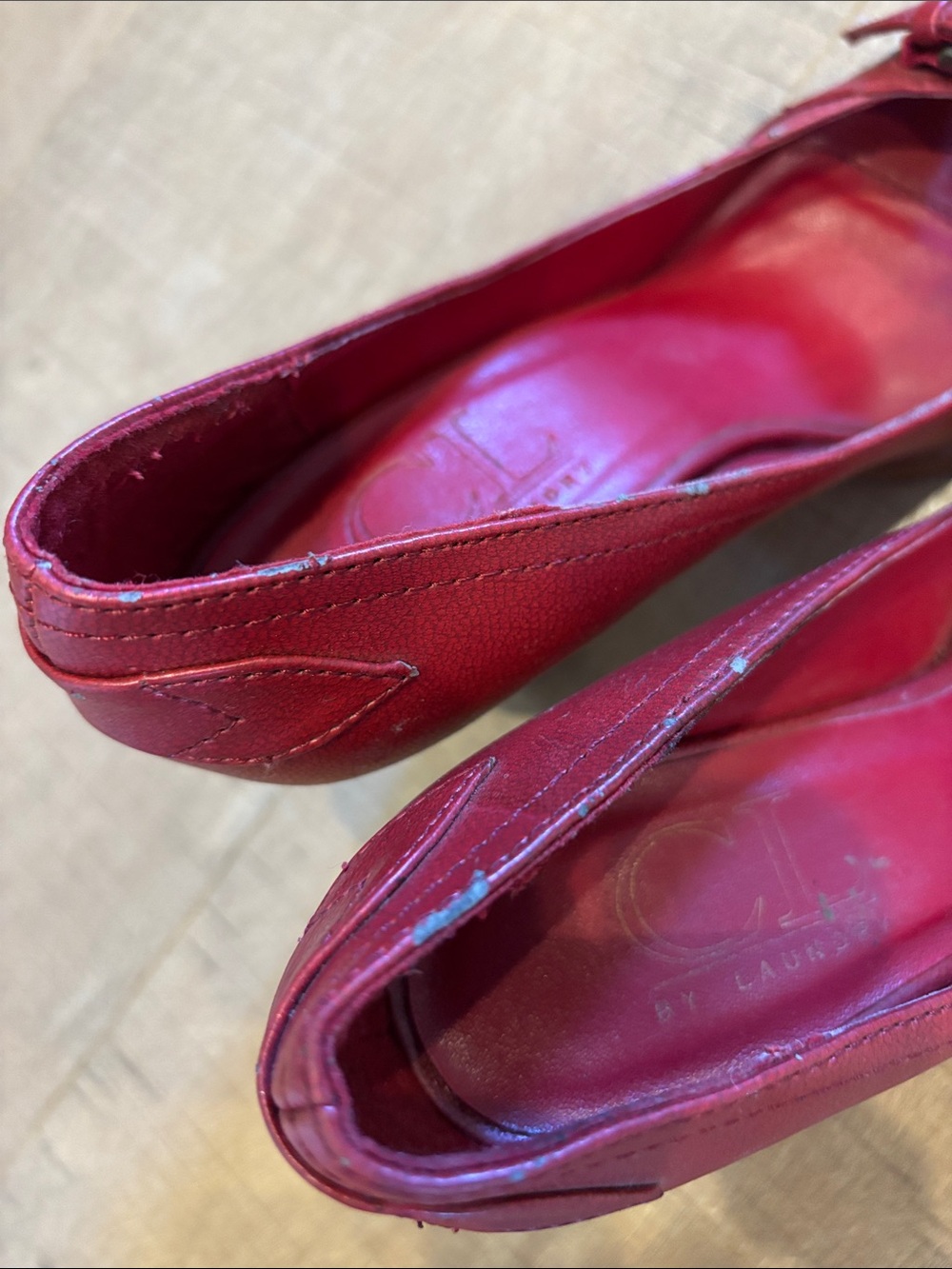 Vintage Chinese laundry heels on up retro - Picture 6 of 6
